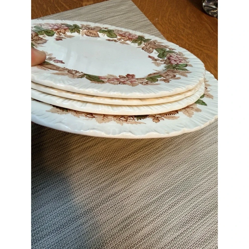 Set Of 4 Vtg Wedgwood Wildbriar 9